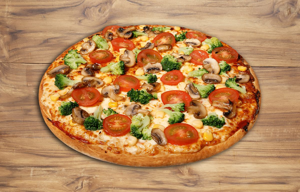 Pizza Works Greek-style pan pizza